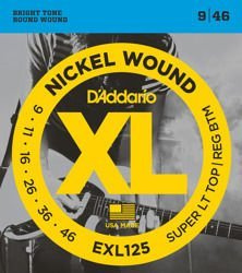 Struny D'Addario EXL125