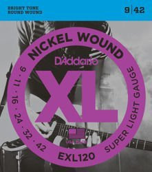 Struny D'Addario EXL120