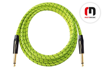 Kabel instrumentalny JACK - JACK Neonowy